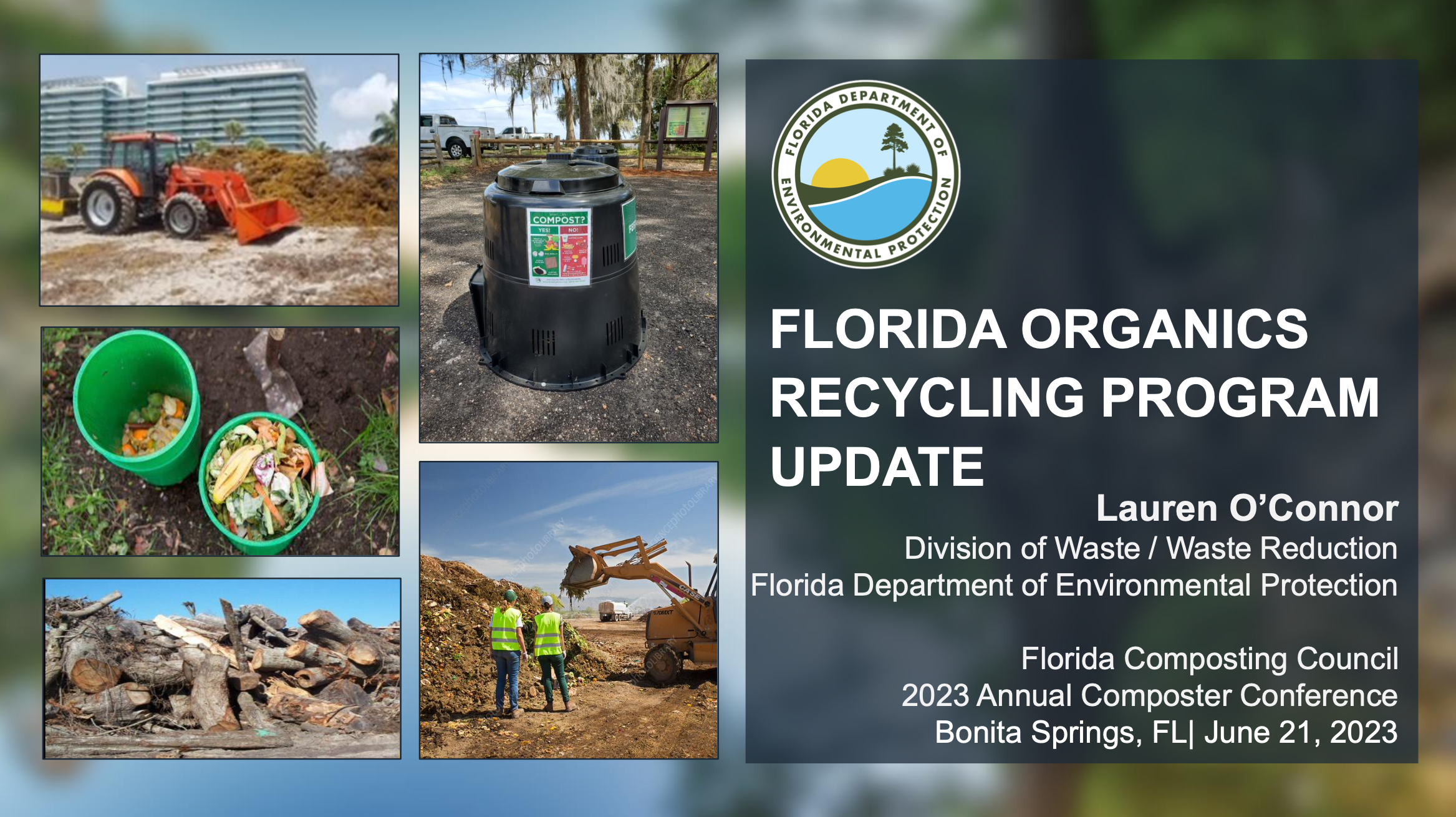 FDEP - RECYCLING IN FLORIDA