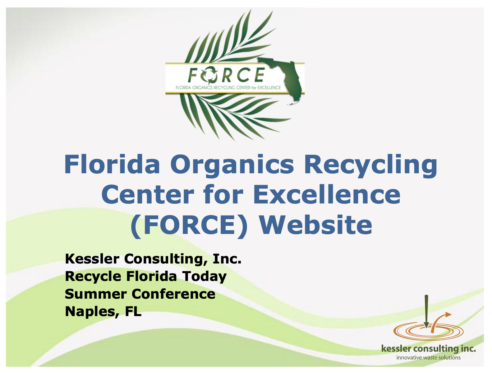 FORCE - RECYCLE FLORIDA TODAY